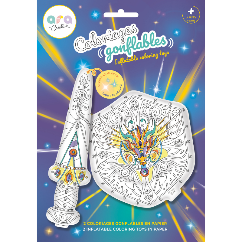 Coloriages gonflables - Ara créative