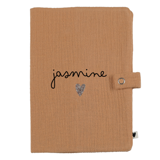 Protège carnet de santé - camel uni