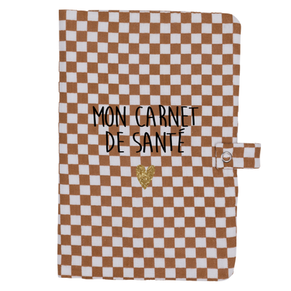 Protège carnet de santé - damier