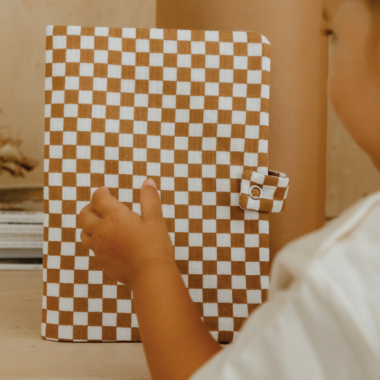 Protège carnet de santé - damier