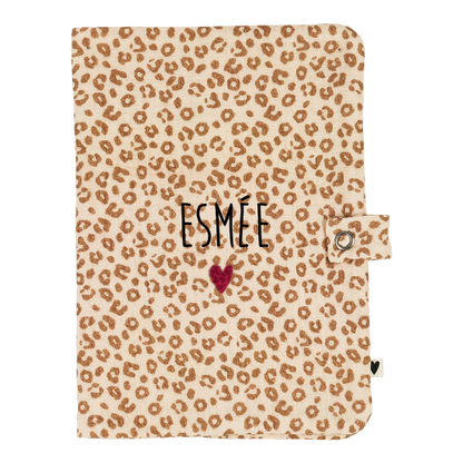 Protège carnet de santé - léopard