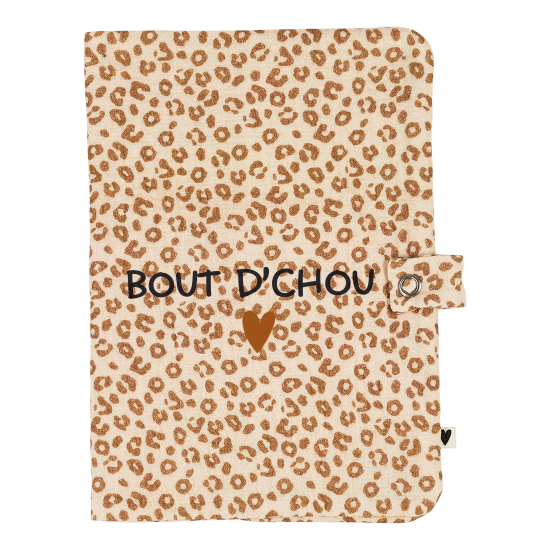 Protège carnet de santé - léopard