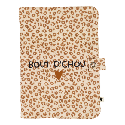 Protège carnet de santé - léopard
