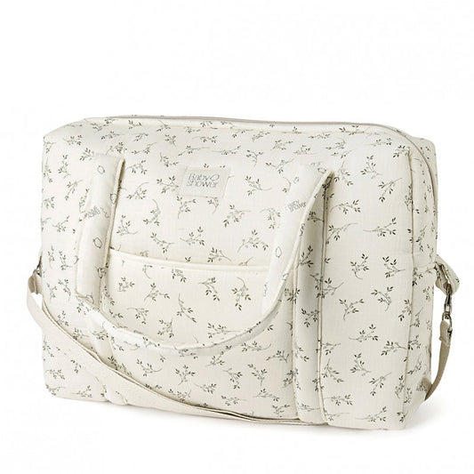 Sac maternité olive bloom - Babyshower