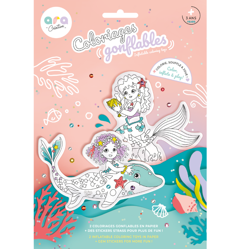 Coloriages gonflables - Ara créative