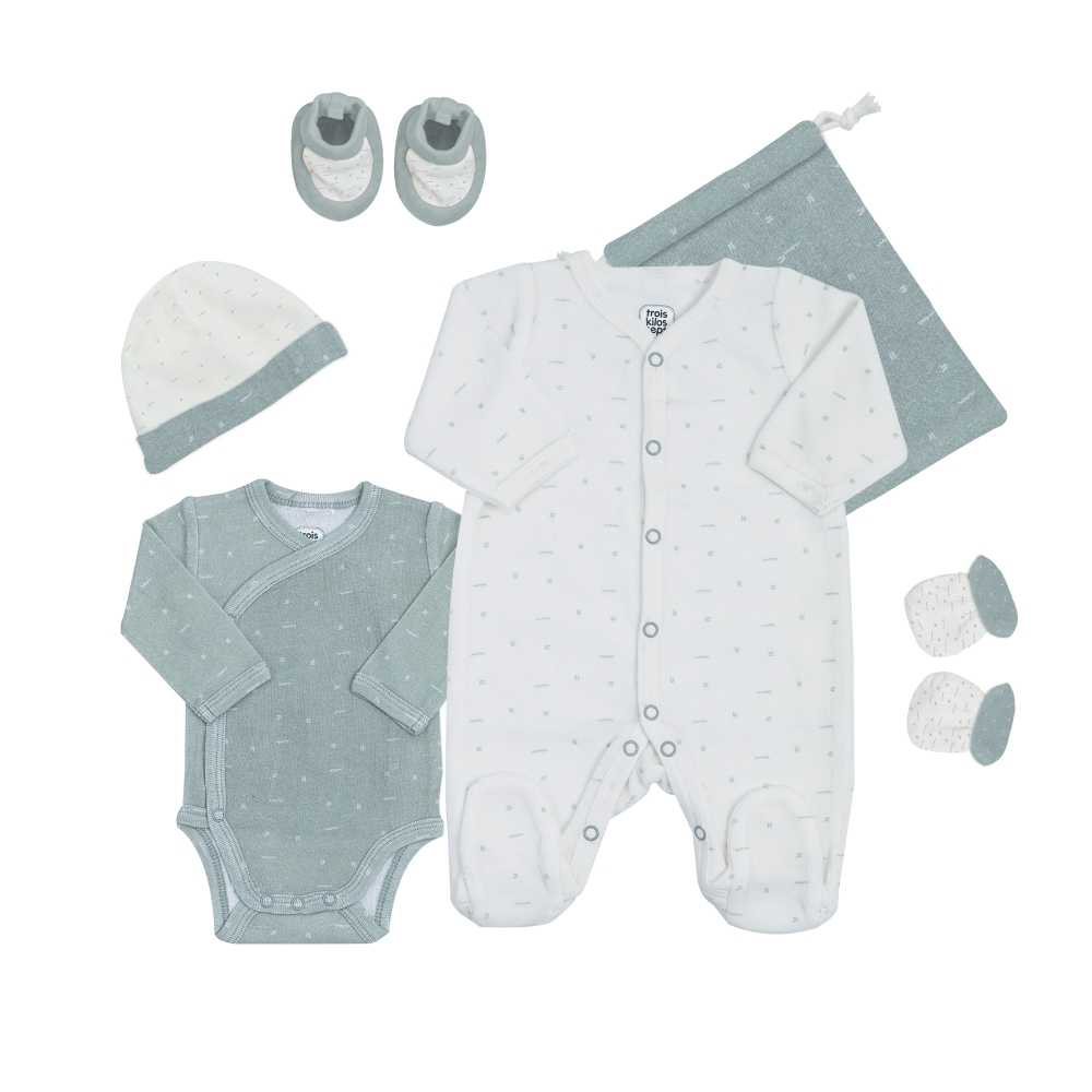 Kit naissance 6 pièces - 3kg7