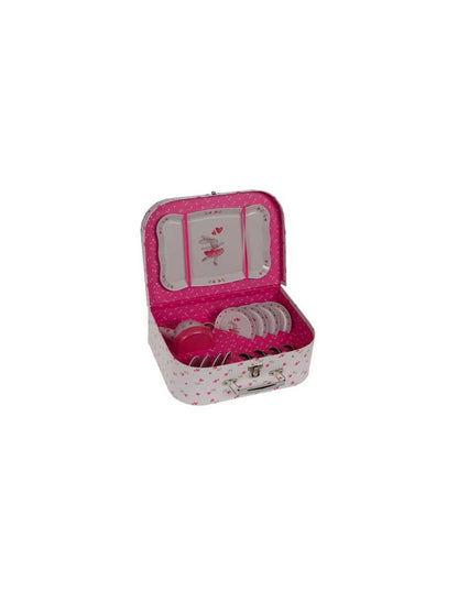 Valise dînette en métal Ballerine - Amadeus Les Petits
