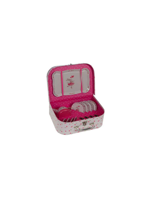 Valise dînette en métal Ballerine - Amadeus Les Petits